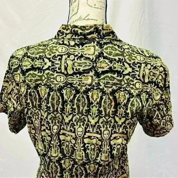 Harley Davidson Women's Short Sleeve Button Down Shirt Size Small - Picture 8 of 13